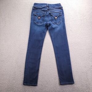HUDSON Jeans Size 26 Collin Skinny Ankle Low Rise Flap Back Pocket 26x26